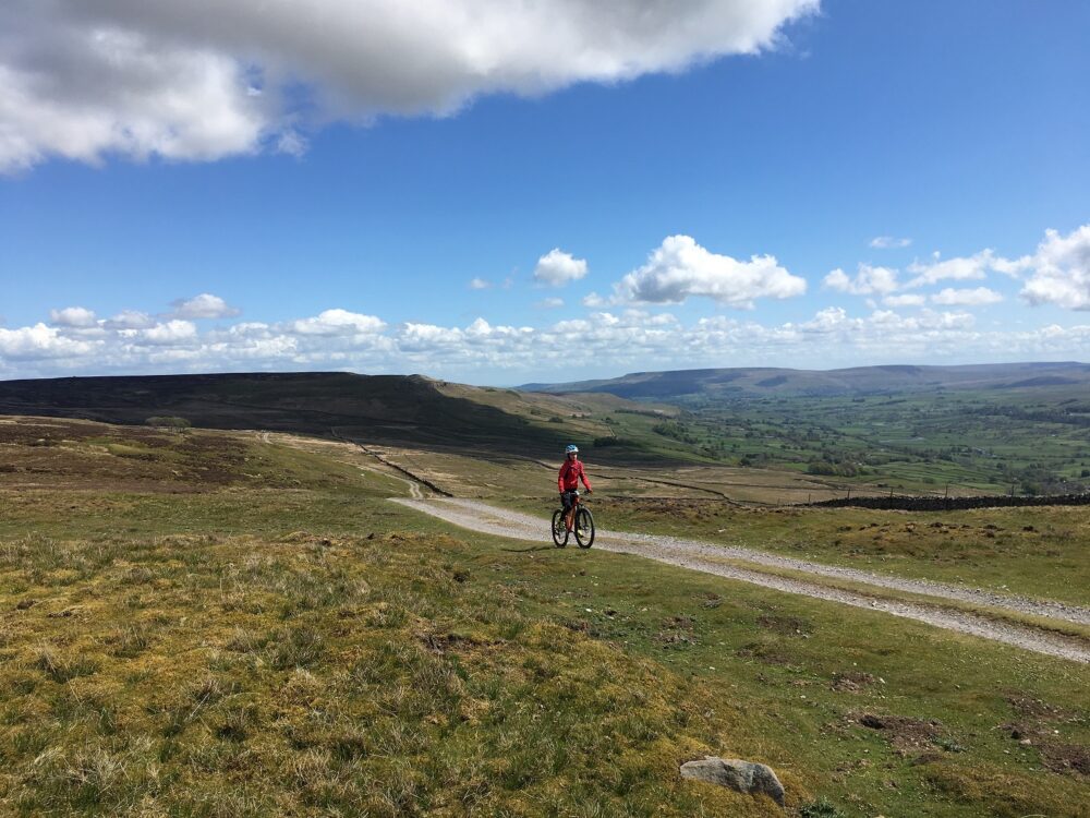 View from first ridge - Askrigg MTB ride Yorkshire Dales