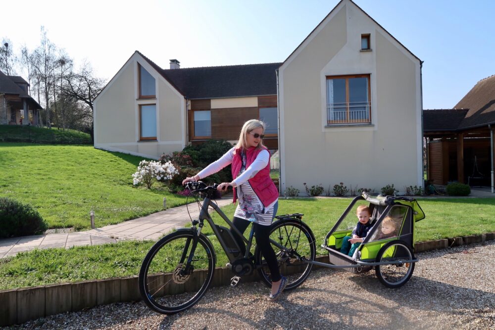 What's it like cycling with children in France?