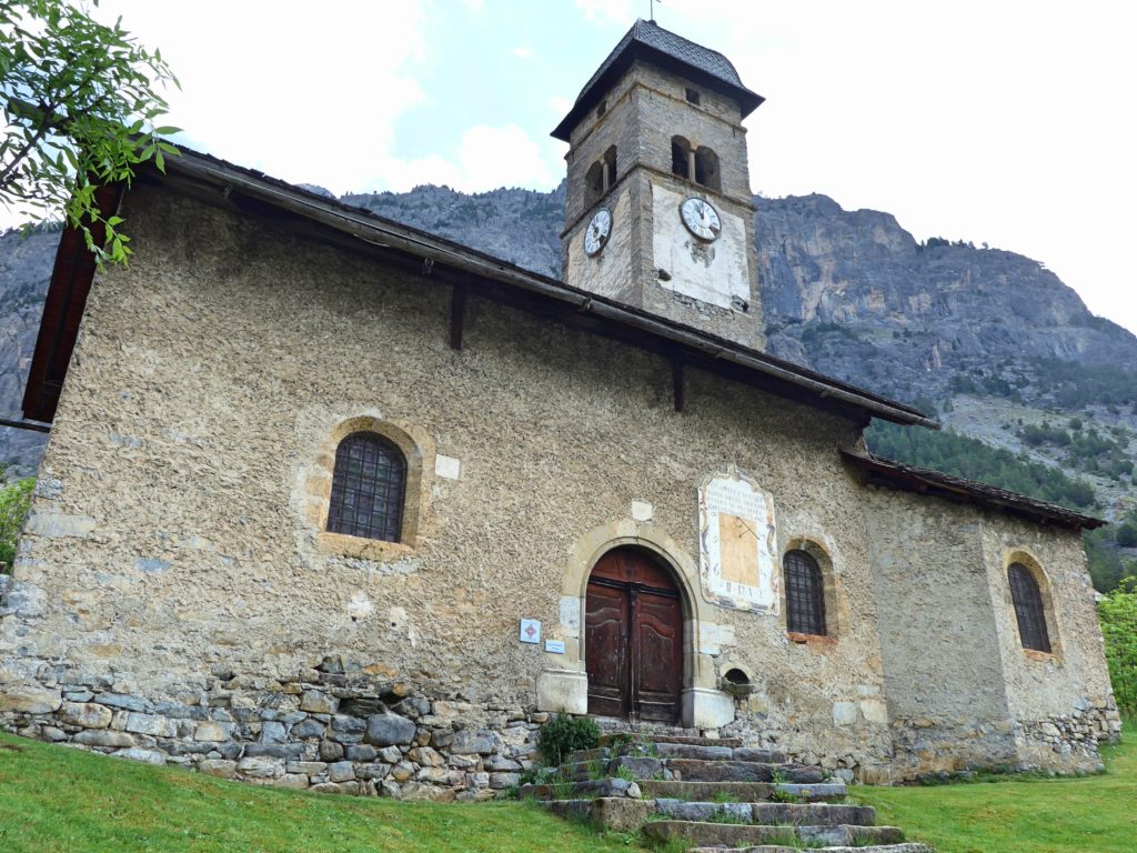 Vallée de la Clarée in the French Alps - Eglise Saint-Sébastien