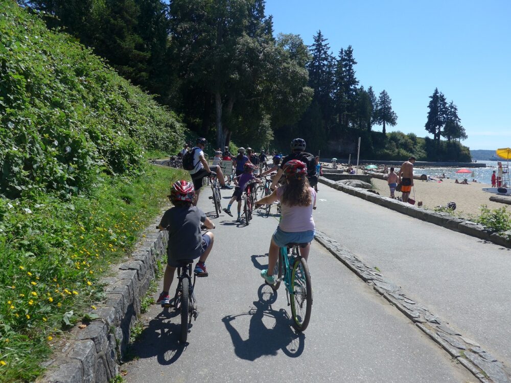 Cycling Stanley Park Vancouver