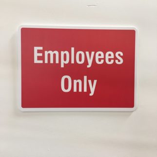 Employees only