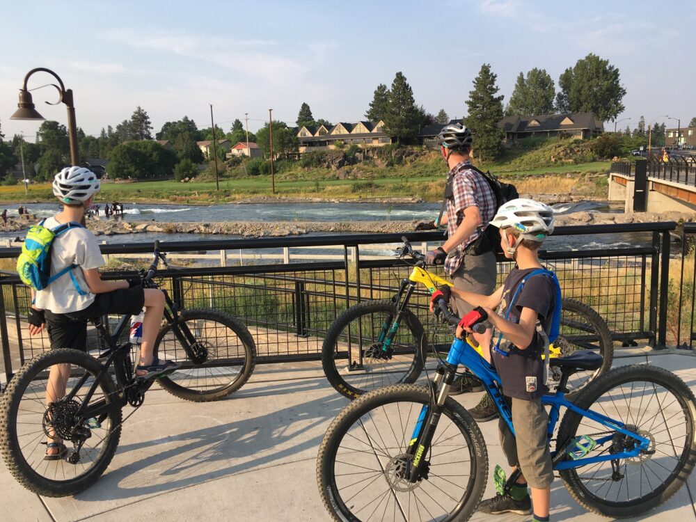 Bike ride in Bend, Oregon