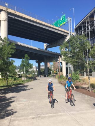 Safe cycling infrastructure in Portland