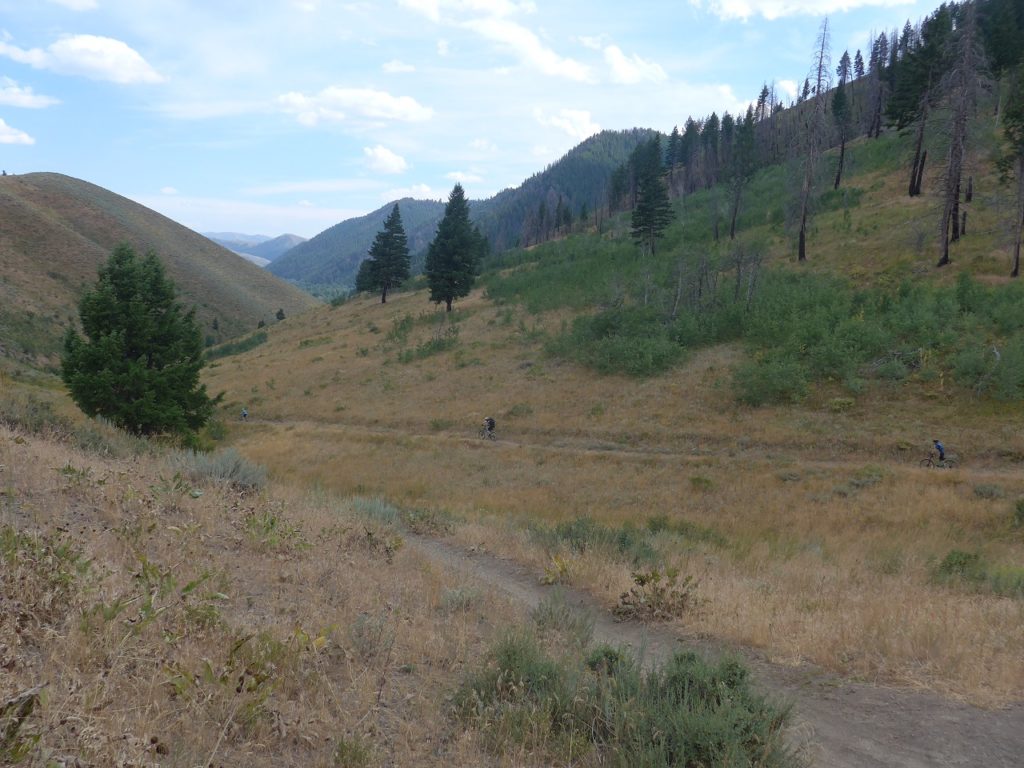 Descending Heinelberg Hill Ketchum Sun Valley Idaho