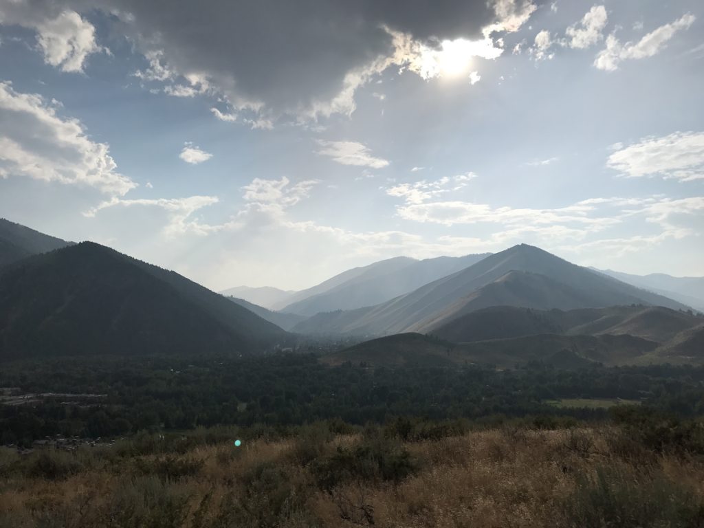 Sun Valley, Idaho, from the White Cloud Mountain Biking trail loop