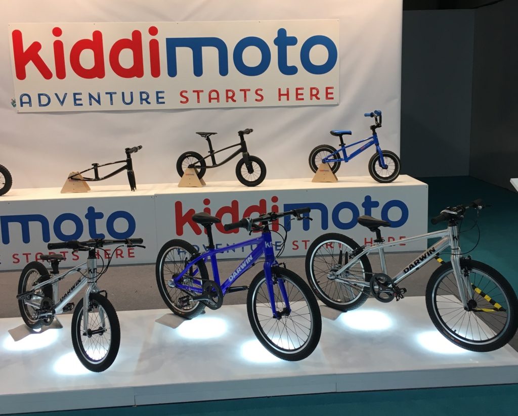 Kiddimoto bike stand at the 2017 Cycle Show