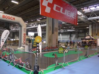 Kids bike test track at the 2016 Cycle Show
