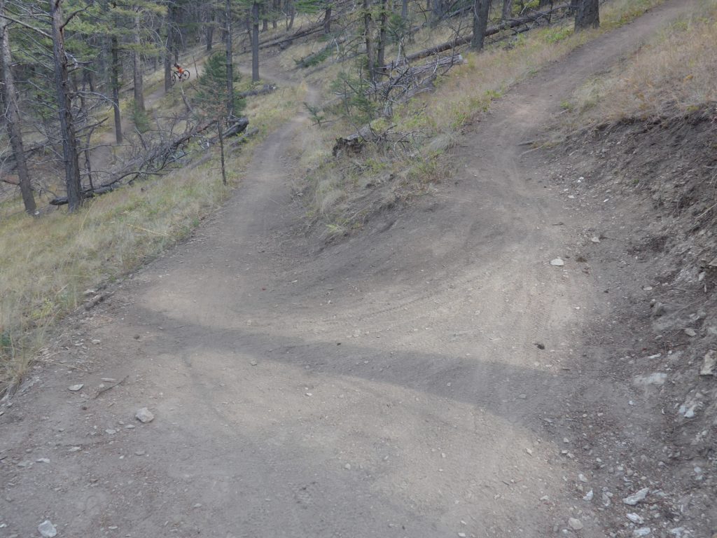 etting round a berm in Helena Montana