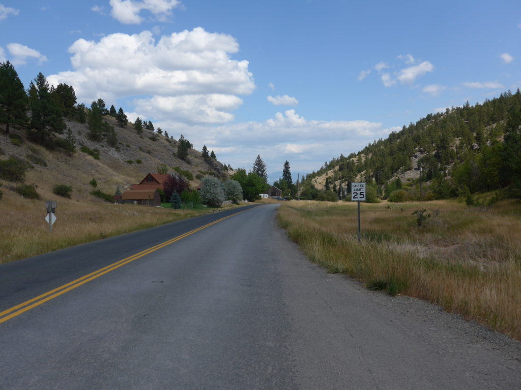 Helena, Montana - route to the trail head