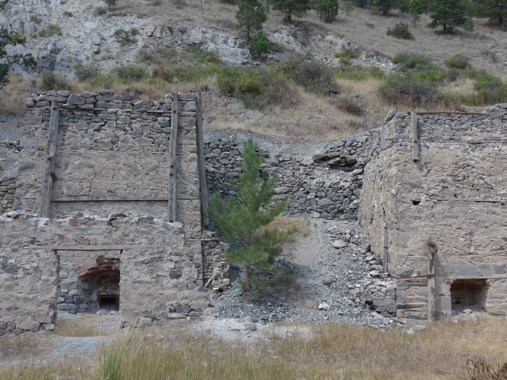 Limestone kilns on the way to the mountain bike trails Helena Montana