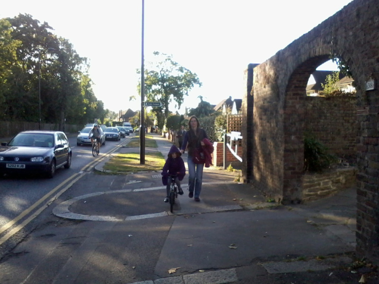 Bike to School on pavement