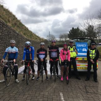 Cumbria Cycle Clubs at Operation Close Pass launch