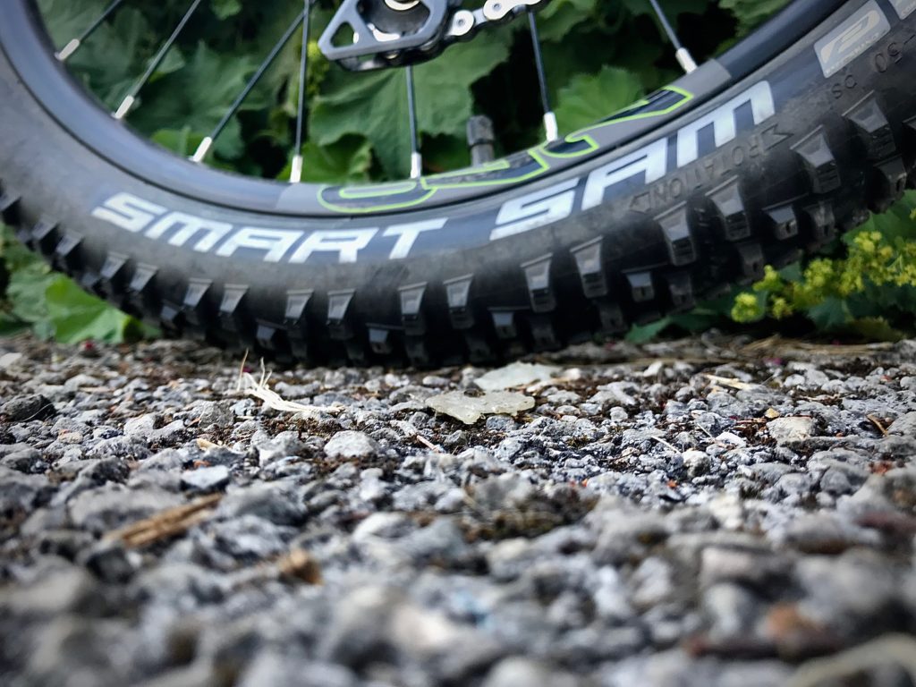 Cube Kid 240SL review - Schwalbe Smart Sam tyres