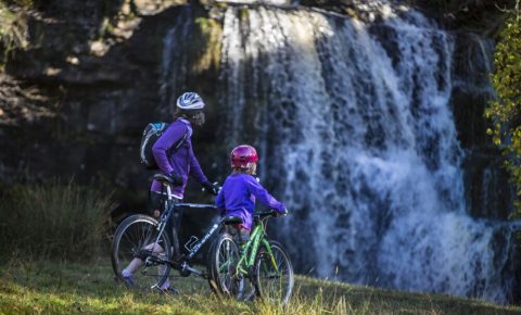 Swale Trail nr Keld, Yorkshire Dales is a great mountain biking route for families with older children