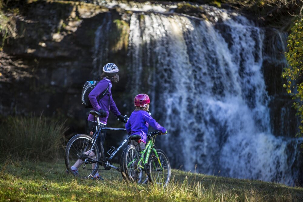 Swale Trail nr Keld, Yorkshire Dales is a great mountain biking route for families with older children