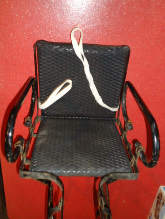 Old Leco Bike seat with cotton harness