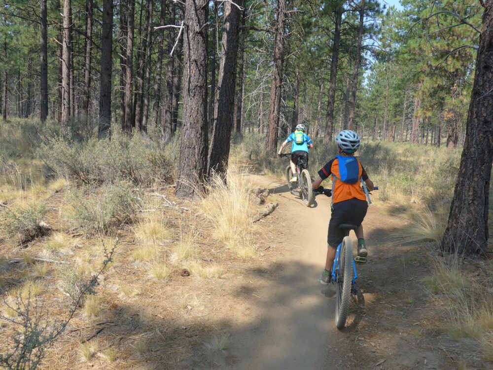 Camelbaks are a great way to keep kids hydrated on a bike ride