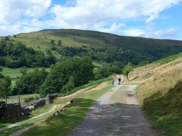 Off road section of Swale Trail near Gunnerside