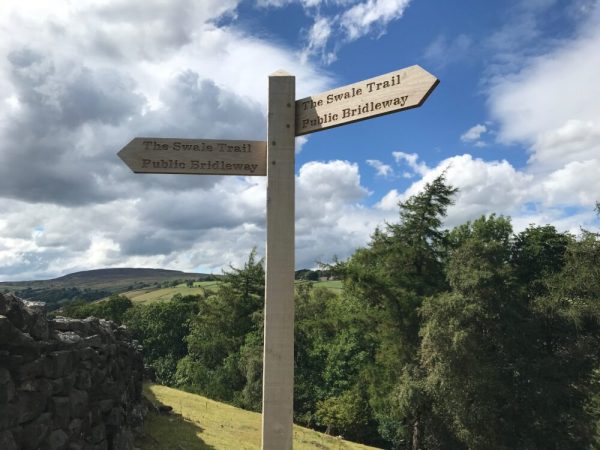 Signs on the Swale Trail