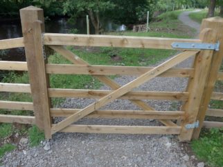 Swale Trail gates - you need to keep stopping