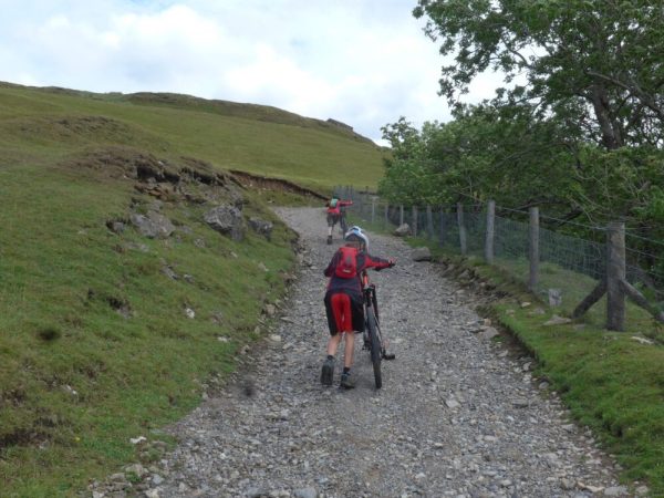 Swale Trail steep climbs for kids