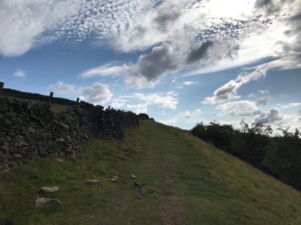 Swale Trail - steepest section between Reeth and Gunnerside