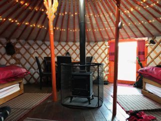 Swaledale Yurts - inside view