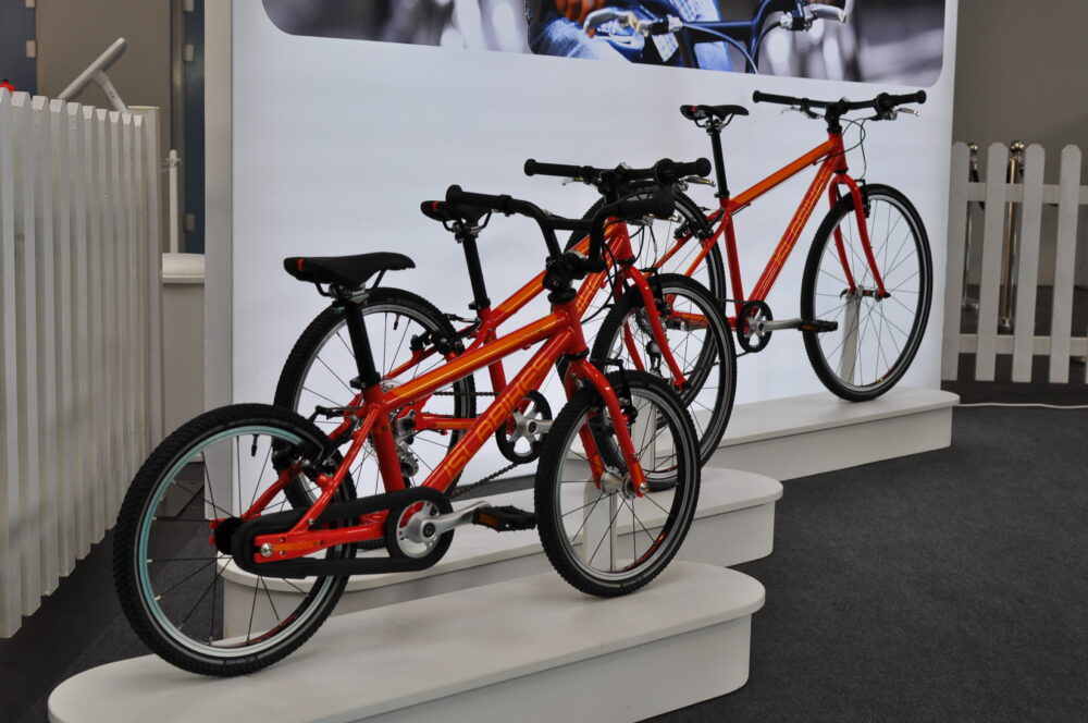 Islabikes Beinn range on display at the 2018 Cycle Show