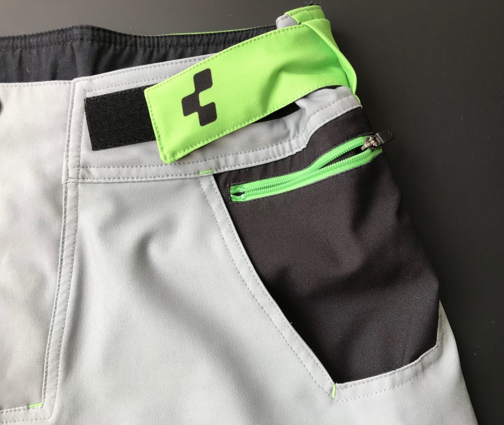 Cube Action Essentials mtb shorts showing pockets