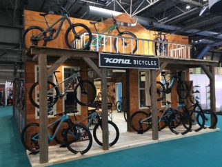Kona house of bikes at the 2018 Cycle Show