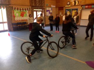 Learning how to teach balance bike lessons in schools