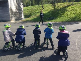 Games for balance bikes - What TIme is it Mr Wolf