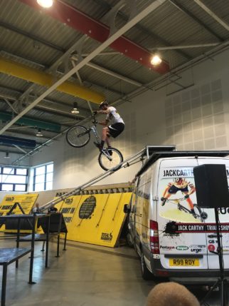 BMX skills at the Yorkshire Cycle Expo 1