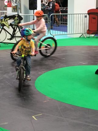 Cube Bikes Kids Test Track at the Cycle Show 2018 - one of the main attractions if you're thinking of taking your kids to the Cycle Show at the NEC Birmingham