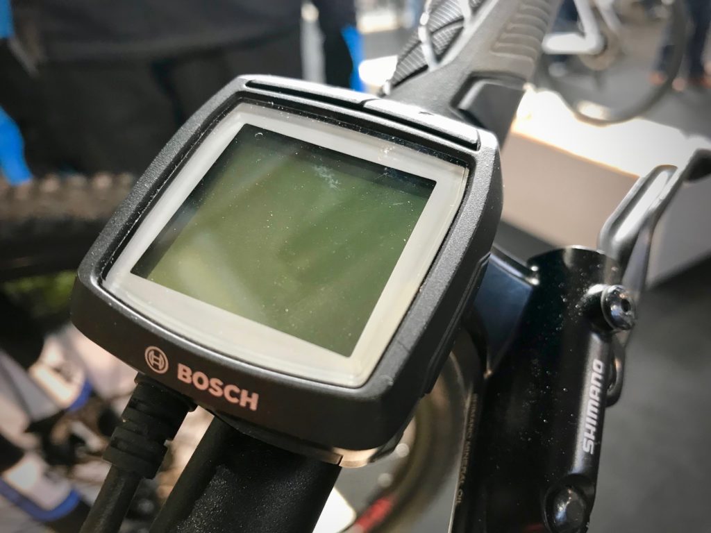 Cube Acid 240 Hybrid Youth Bosch Purion Display Unit on a kids e-bike electric mountain bike