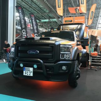 Huge truck at the Cycle Show at the NEC