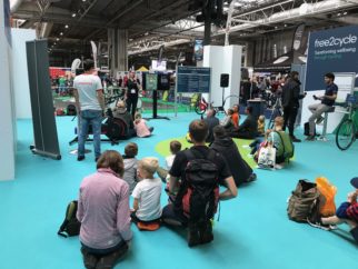 Cycle Sprog's talk about family cycling at the 2018 Cycle Show