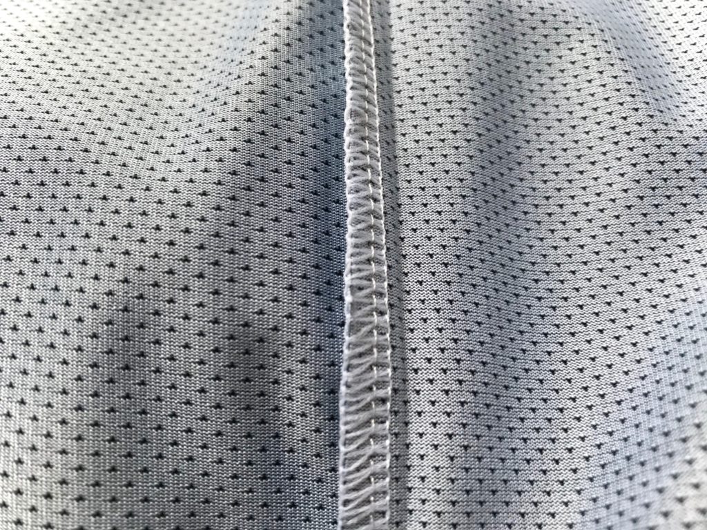 Cube Action Essentials MTB Jersey stitching close up