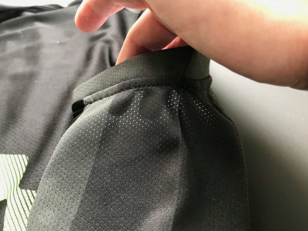 Cube Action Essentials MTB Jersey ventilation - our teenage tester has been reviewing the Cube MTB jersey