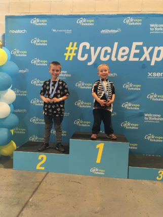 Podium place at the Yorkshire Cycle Expo 1