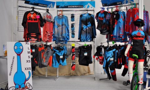 Shred XS kids mountain biking clothing at the Cycle Show