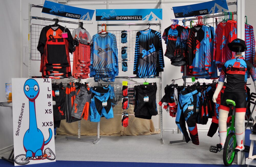 Shred XS kids mountain biking clothing at the Cycle Show