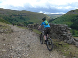 Riding the Swale Trail on the Cube Stereo 140 Youth kids full suspension mountain bike