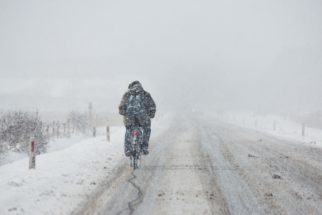 Cycling in the snow - Family Cycling Safety for Winter