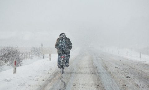 Cycling in the snow - Family Cycling Safety for Winter