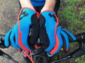 Cube junior performance long fingered kids cycling gloves