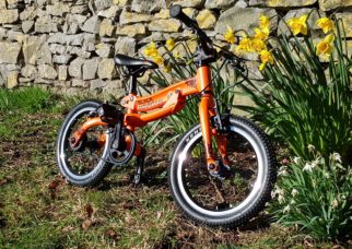 Pinto balance bike that grows into a pedal bike