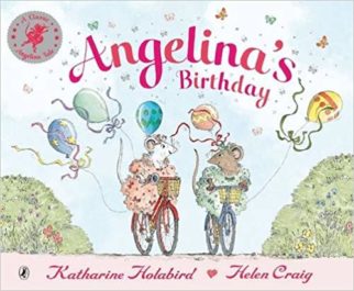 Angelina's birthday - a children's book that features cycling and bikes