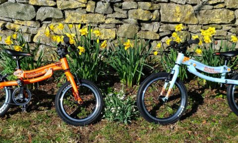 Black Mountain Bike Pinto and Skog balance bikes that grow with your child into a pedal bike