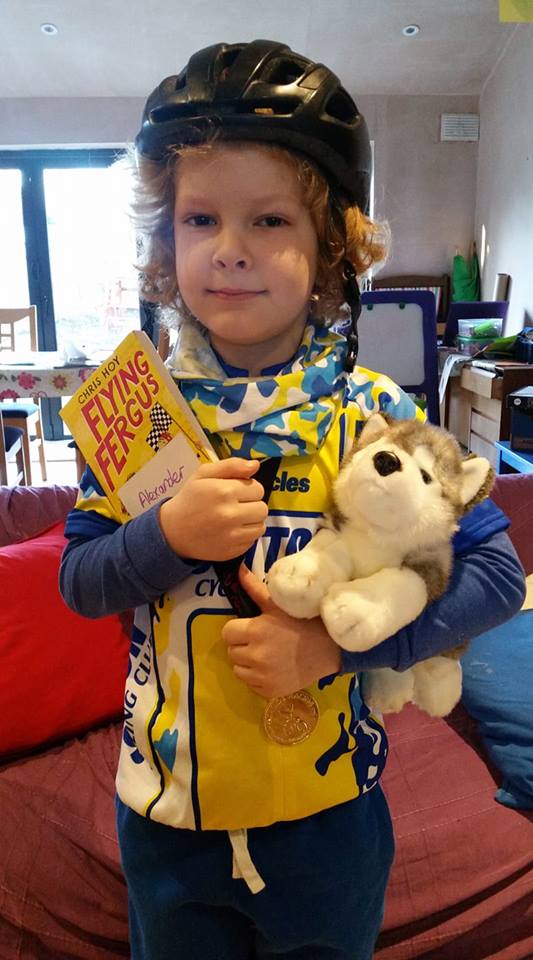 Flying Fergus WBD costume for Sutton Cycling Club - one of the easiest World Book Day costumes
